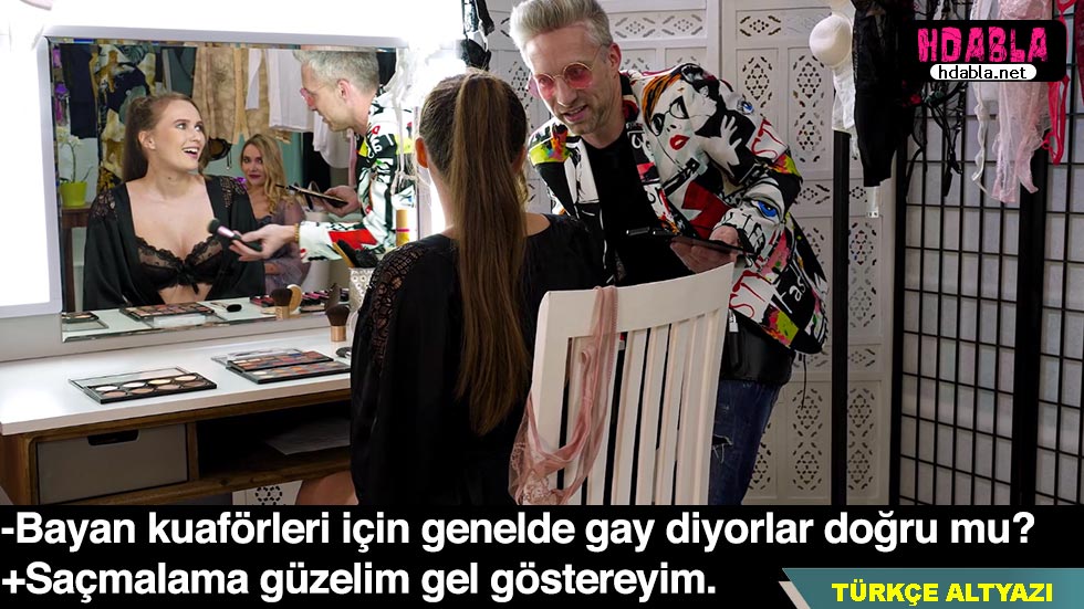 Sevgilim, Patronunun oğluna dayanıklılığını gösteriyor